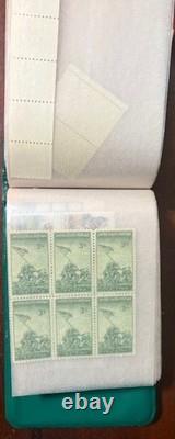 Full Stamps collection 500+ plate blocks, sheets, first day issues +