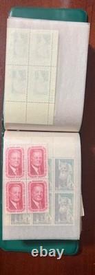 Full Stamps collection 500+ plate blocks, sheets, first day issues +