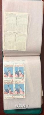 Full Stamps collection 500+ plate blocks, sheets, first day issues +
