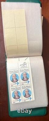 Full Stamps collection 500+ plate blocks, sheets, first day issues +