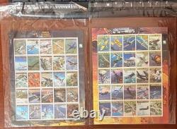 Full Stamps collection 500+ plate blocks, sheets, first day issues +