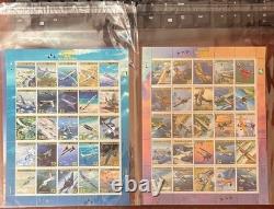 Full Stamps collection 500+ plate blocks, sheets, first day issues +