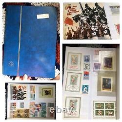 Full book of Russia USSR Minisheet stamp collection // RARE