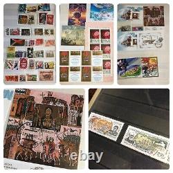 Full book of Russian stamp collection 1990's