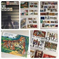Full book of Russian stamp collection 1990's