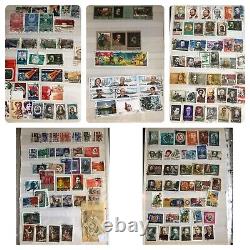 Full book of Russian stamp collection 1990's