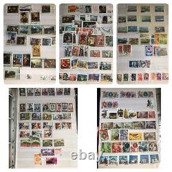 Full book of Russian stamp collection 1990's