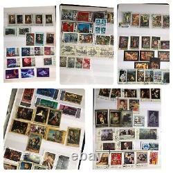 Full book of Russian stamp collection 1990's