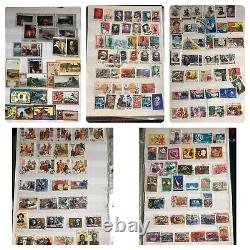 Full book of Russian stamp collection 1990's