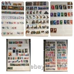 Full book of Russian stamp collection 1990's