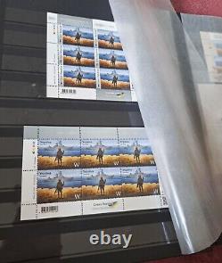Full collection of military postage stamps of Ukraine in an exclusive stockbook