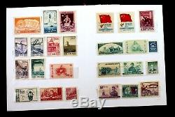 G China Old Stamp Collection Lot of 95 MNH Authentic Vintage China Stamp Album
