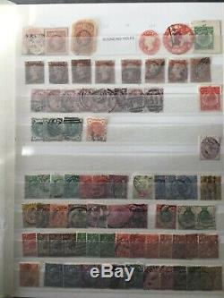 GB 18. 1d penny red plates & GB Stamps Collection Album