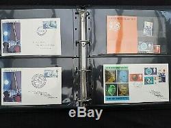 GB 1960's Presentation Pack & FDC Collection in Quality Black Lighthouse Album