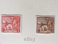 GB Commem Collection 1924-1965 inc PUC SW & Ivtd, SW £1, All phos + fab album