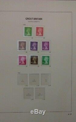 GB MNH definitive collection with high values FROM 1971 in album F. V. £250+