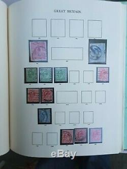 GB Pre Decimal Stamp Collection In Green Sg Windsor Album 1840 1970