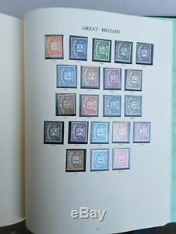 GB Pre Decimal Stamp Collection In Green Sg Windsor Album 1840 1970