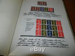 GB STAMPS COLLECTION IN SENATOR ALBUM (1957 to EARLY 1970s)