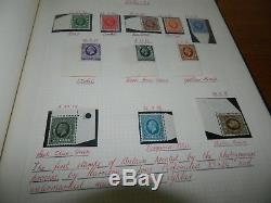GB Stamps Collection (1870 1967) In Old Album