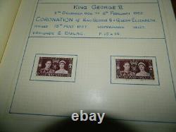 GB Stamps Collection (1935 1970) Written Up In Album