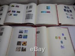 GB stamp collection QEII decimal issues 1971 to 2004 fine 5 red Windsor albums