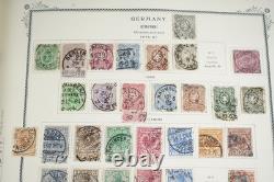 GERMANY 1860s-1940s COLLECTION OF 2,000+ STAMPS MINT & USED IN SCOTT ALBUM