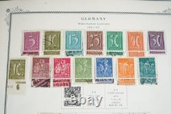 GERMANY 1860s-1940s COLLECTION OF 2,000+ STAMPS MINT & USED IN SCOTT ALBUM