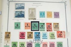 GERMANY 1860s-1940s COLLECTION OF 2,000+ STAMPS MINT & USED IN SCOTT ALBUM