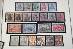 GERMANY 1870s-1940s COLLECTION OF 1,800+ STAMPS MINT & USED IN SCOTT ALBUM
