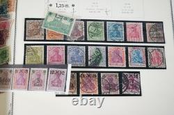 GERMANY 1870s-1940s COLLECTION OF 1,800+ STAMPS MINT & USED IN SCOTT ALBUM