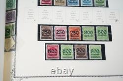 GERMANY 1870s-1940s COLLECTION OF 1,800+ STAMPS MINT & USED IN SCOTT ALBUM