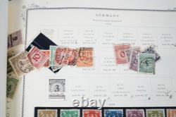 GERMANY 1870s-1940s COLLECTION OF 1,800+ STAMPS MINT & USED IN SCOTT ALBUM