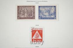 GERMANY 1940s-1960s 2-ALBUM COLLECTION OF 1500+ STAMPS MINT & USED