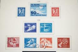 GERMANY 1940s-1960s 2-ALBUM COLLECTION OF 1500+ STAMPS MINT & USED