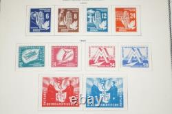 GERMANY 1940s-1960s 2-ALBUM COLLECTION OF 1500+ STAMPS MINT & USED