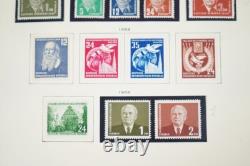 GERMANY 1940s-1960s 2-ALBUM COLLECTION OF 1500+ STAMPS MINT & USED