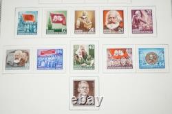 GERMANY 1940s-1960s 2-ALBUM COLLECTION OF 1500+ STAMPS MINT & USED
