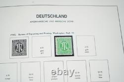 GERMANY 1940s-1970s COLLECTION OF 700+ STAMPS MINT & USED STORED IN DAVO ALBUM