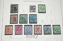 GERMANY 1940s-1970s COLLECTION OF 700+ STAMPS MINT & USED STORED IN DAVO ALBUM