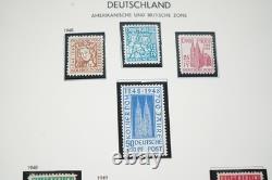 GERMANY 1940s-1970s COLLECTION OF 700+ STAMPS MINT & USED STORED IN DAVO ALBUM