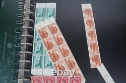 GERMANY 1940s COLLECTION 80 BLOCKS/STRIPS MINT & USED STORED IN LIGHTHOUSE ALBUM