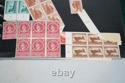 GERMANY 1940s COLLECTION 80 BLOCKS/STRIPS MINT & USED STORED IN LIGHTHOUSE ALBUM
