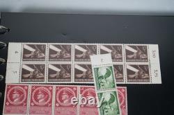 GERMANY 1940s COLLECTION 80 BLOCKS/STRIPS MINT & USED STORED IN LIGHTHOUSE ALBUM