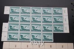 GERMANY 1940s COLLECTION 80 BLOCKS/STRIPS MINT & USED STORED IN LIGHTHOUSE ALBUM