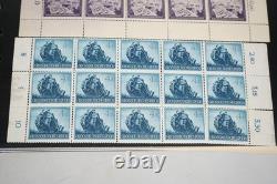 GERMANY 1940s COLLECTION 80 BLOCKS/STRIPS MINT & USED STORED IN LIGHTHOUSE ALBUM