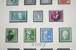 GERMANY 1950s-1970s COLLECTION OF 450+ STAMPS MINT & USED STORED IN SAFE ALBUM