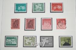 GERMANY 1950s-1970s COLLECTION OF 450+ STAMPS MINT & USED STORED IN SAFE ALBUM