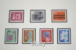 GERMANY 1950s-1970s COLLECTION OF 450+ STAMPS MINT & USED STORED IN SAFE ALBUM