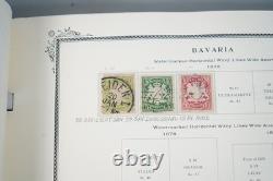 GERMANY AREA 1850s-1950s COLLECTION OF 875+ STAMPS MINT & USED SCOTT ALBUM